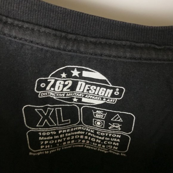 2006 Vintage Support Our Troops T Shirt Y2K Black XL Extra Large Graphic Tee - Picture 4 of 16